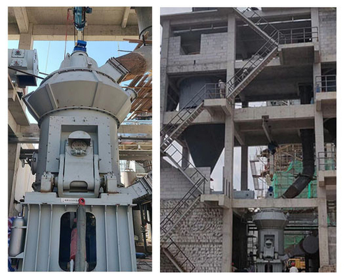 85T/H-730T/H HVM উল্লম্ব কাঁচা কল VRM সিমেন্ট গ্রাইন্ডিং সিস্টেম