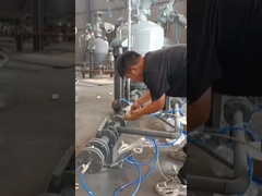 বড় ভলিউম বায়ুসংক্রান্ত পরিবহন পাম্প সরঞ্জাম ঘন ফেজ ট্রান্সমিশন ট্যাংক